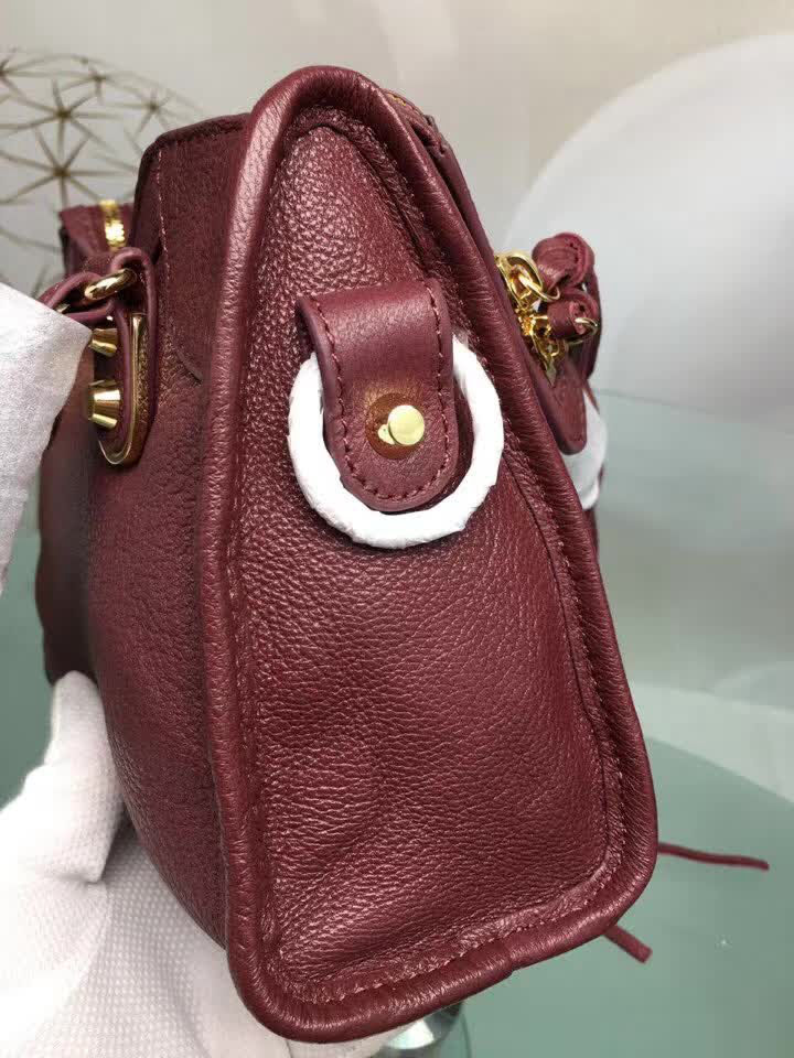 BALENCIAG巴黎世家 原版義大利進口山羊皮 小金釘 可單肩斜挎  BL1301